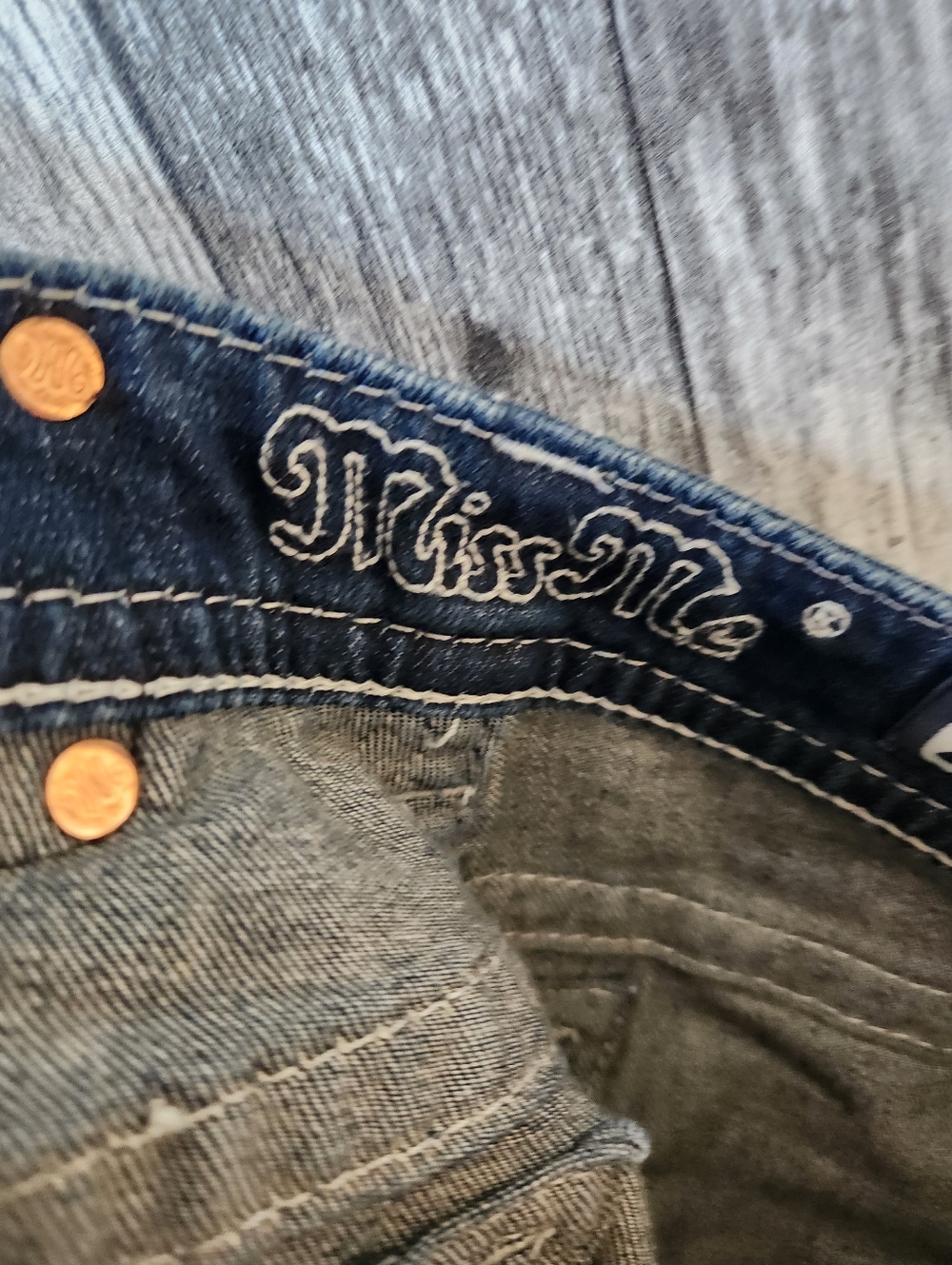Miss Me Mid Rise Boot Cut Denim Jeans Size 29X33 - Picture 7 of 12